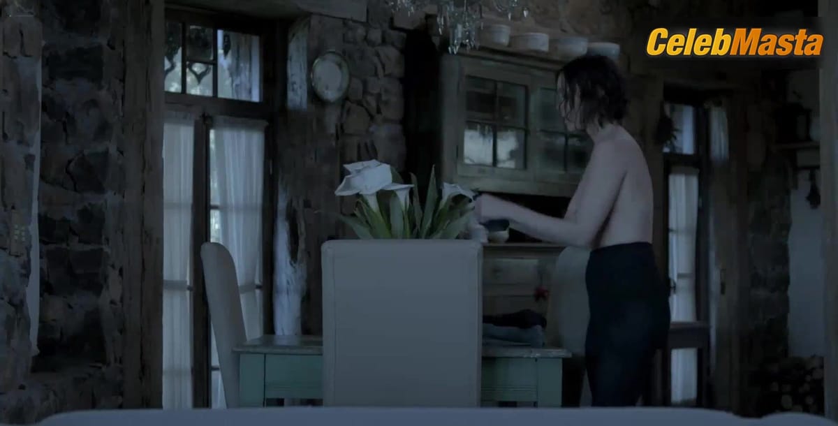 Rosanne Mulholland and Simone Iliescu Tits Scene from Liz's Wait