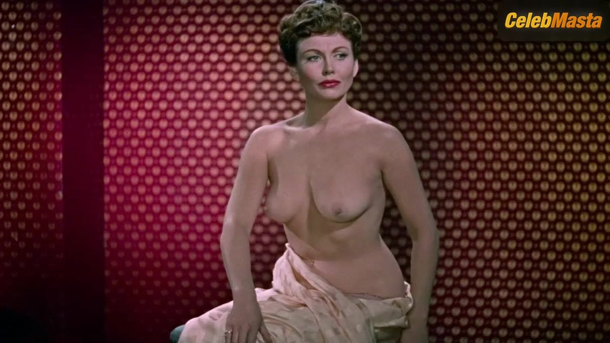 Hazel Court's Boobs Scene in The Man Who Could Cheat Death