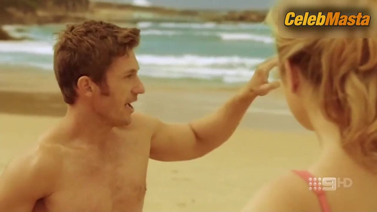 Jessica Marais Swimsuit Scene from Love Child