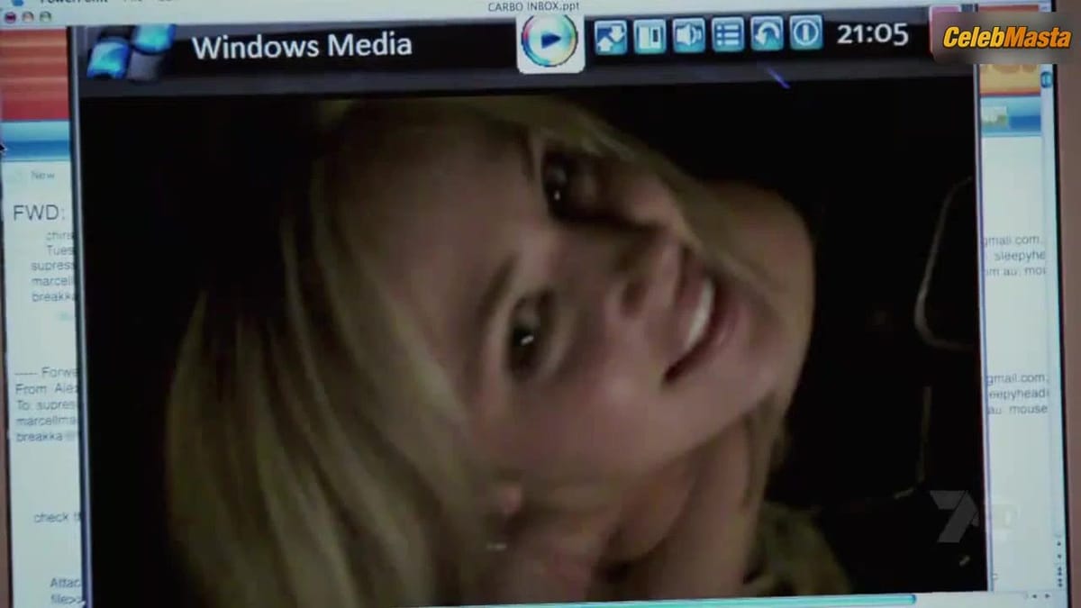 Jessica Marais Underwear Scene from Packed To The Rafters