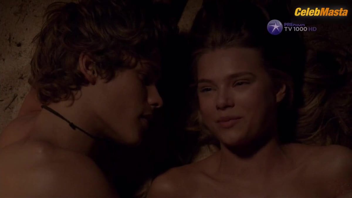 Indiana Evans Tits, Swimsuit Scene in Blue Lagoon The Awakening