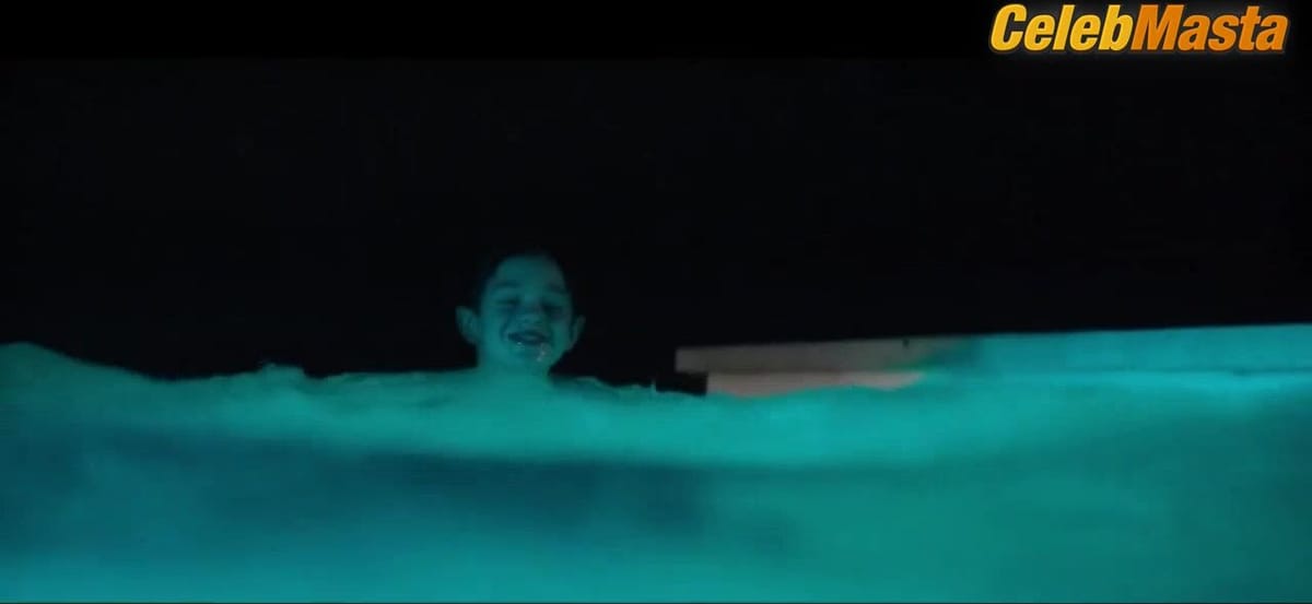 Taylor Schilling's Swimsuit Scene in The Titan