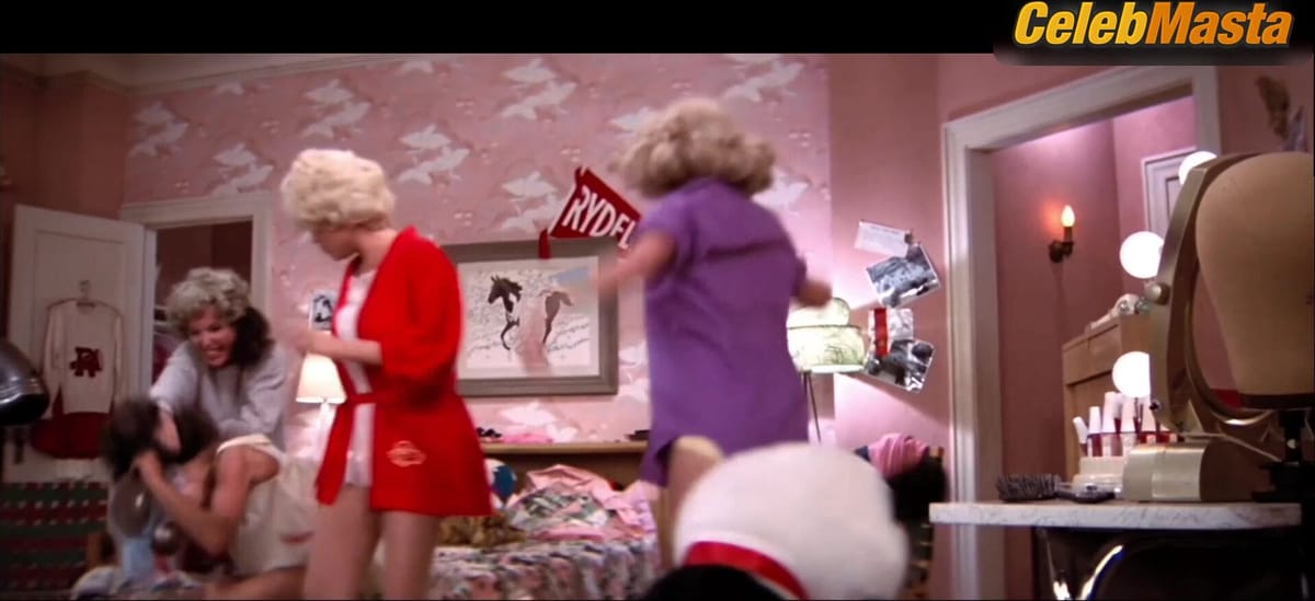 Stockard Channing, Dinah Manoff and Didi Conn Underwear Scene from Grease