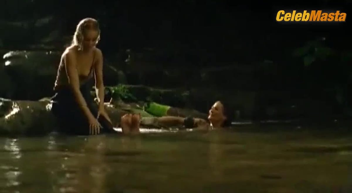 Nina Hoss Swimsuit Scene from Die Geiseln Von Costa Rica