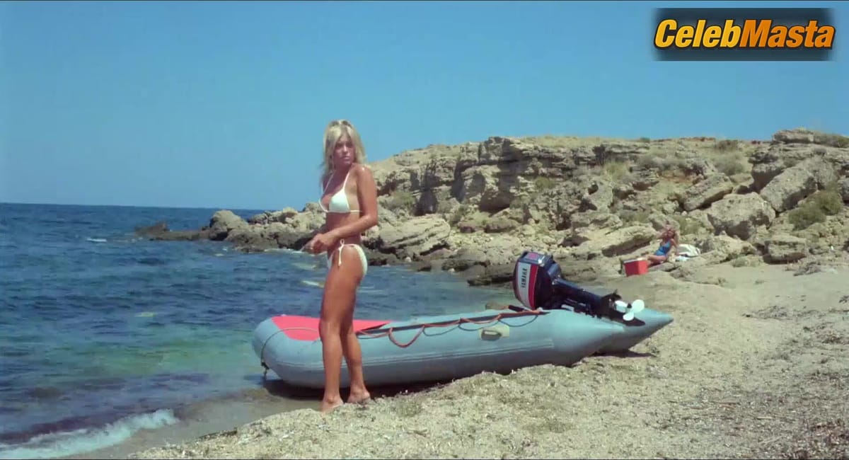 Lydia Cornell and Mary Louise Weller Swimsuit Scene from Blood Tide