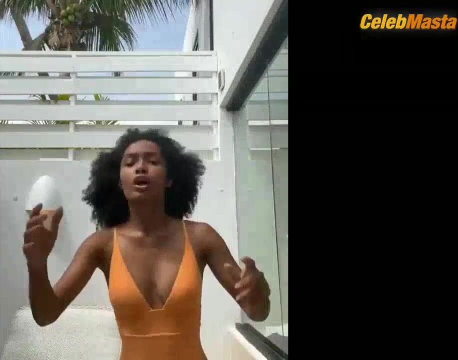 Yara Shahidi Swimsuit Scene from Yara Shahidi Instagram