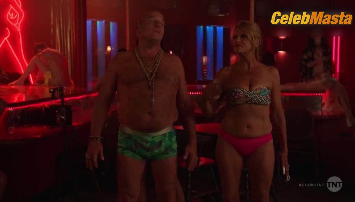 Dale Dickey's Swimsuit Scene in Claws