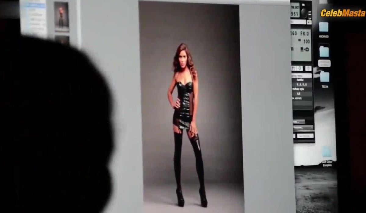Daniella Alonso's Tits, Thong Scene in Peta Advertisement