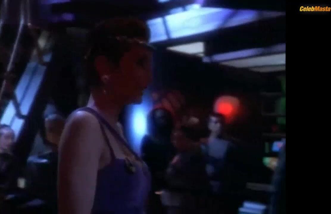 Nana Visitor Boobs Scene in Star Trek Deep Space Nine