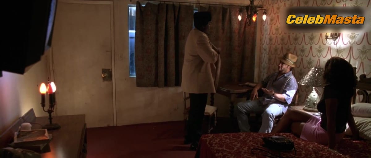 Lela Rochon's Tits, Underwear Scene in Gang Related
