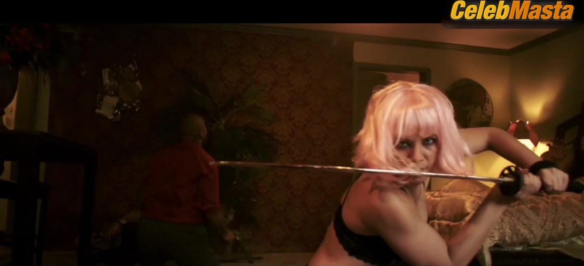Amy Johnston Underwear Scene from Accident Man