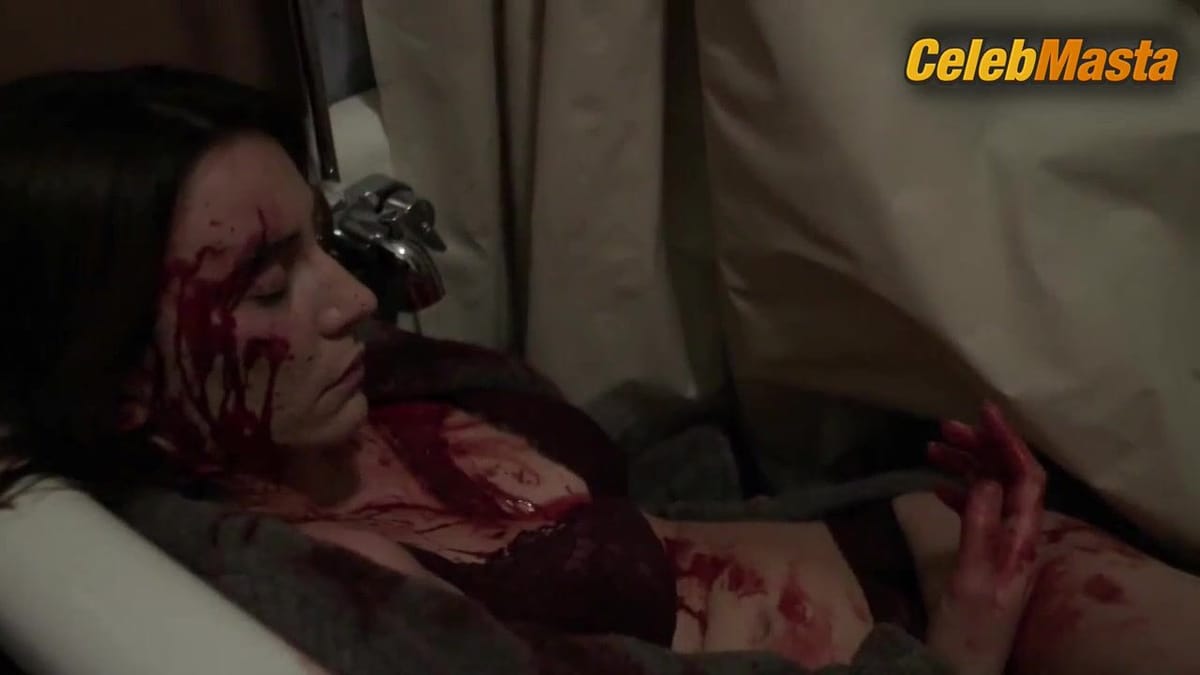 Jessica Harmon's Underwear Scene from Somewhere Between