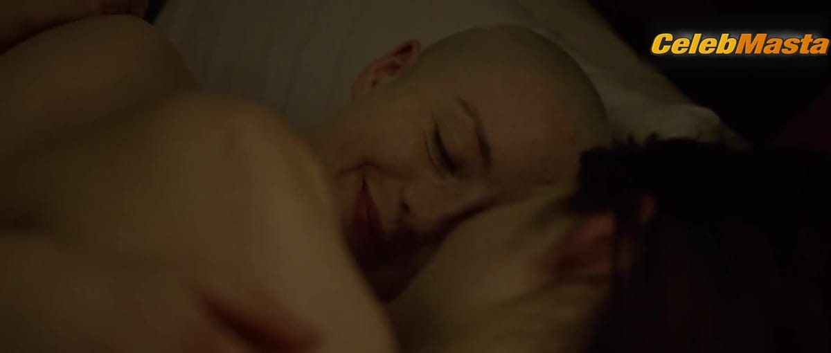 Kacey Rohl's Lesbian Boobs Scene in White Lie