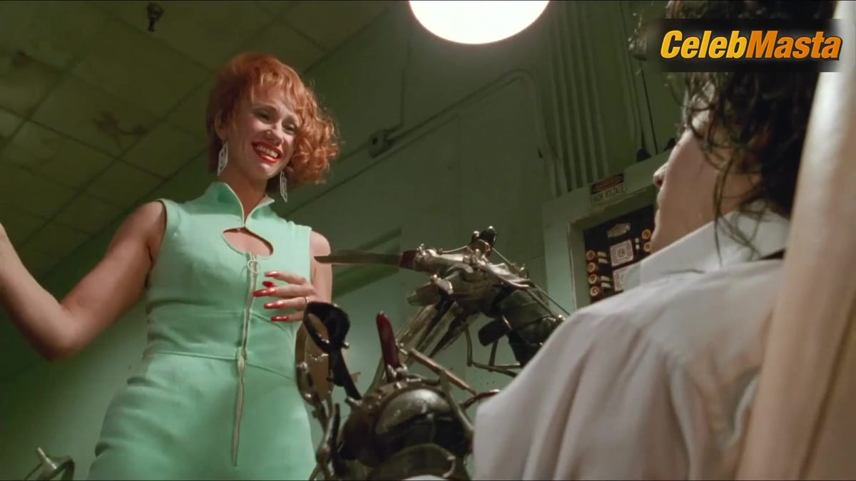 Kathy Baker Tits Scene from Edward Scissorhands