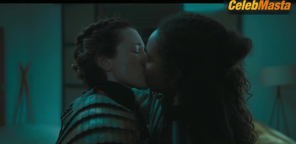 Nesta Cooper and Eden Epstein Bare Lesbian Scene in See