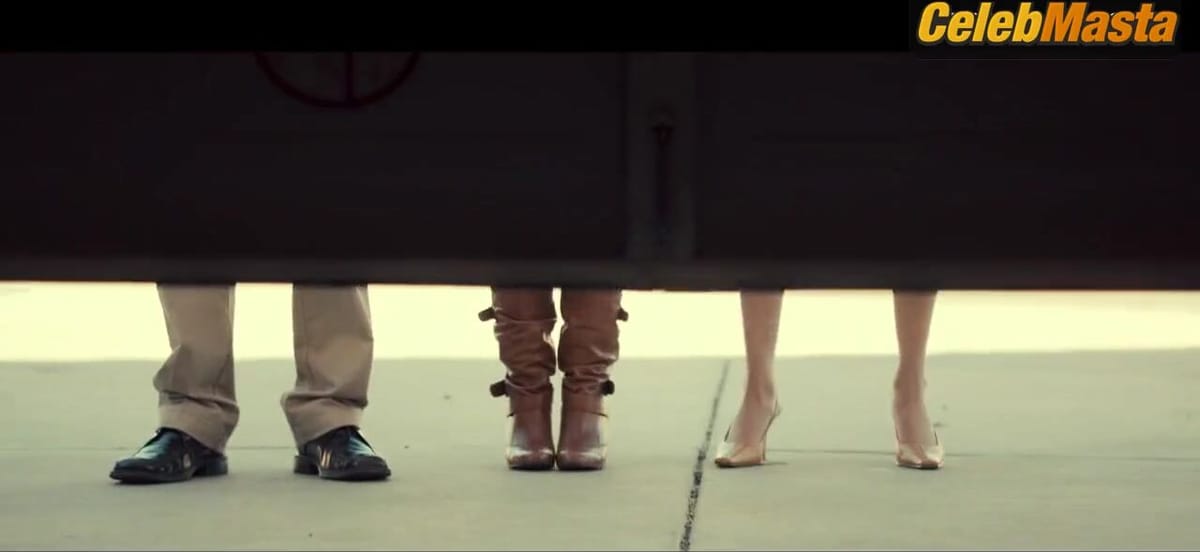 Eva Longoria Bares Underwear in Frontera Scene