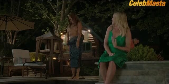 Malin Akerman and Brittany Snow Swimsuit, Tits Scene from The Hunting Wives #2