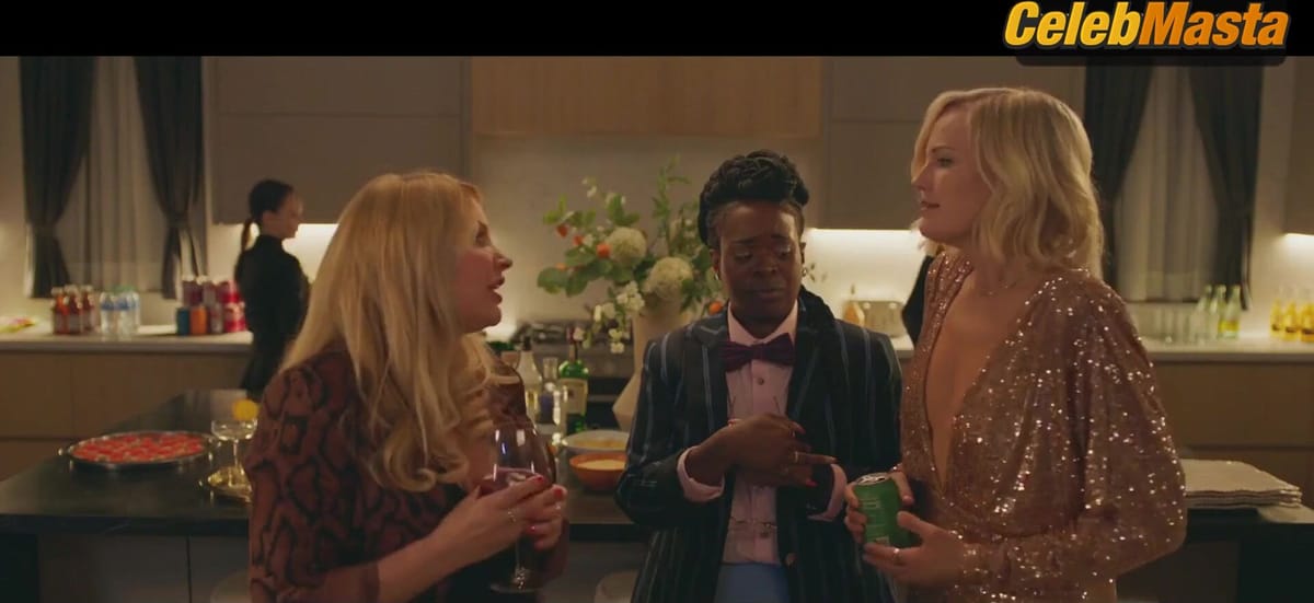 Malin Akerman's Boobs Scene in The Donor Party