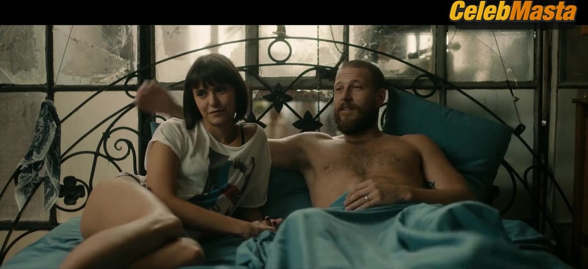 Nina Dobrev Shows Underwear in a Scene from Lucky Day