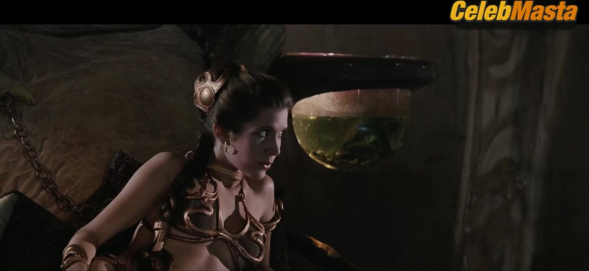 Carrie Fisher's Sexy Scene in Return Of The Jedi