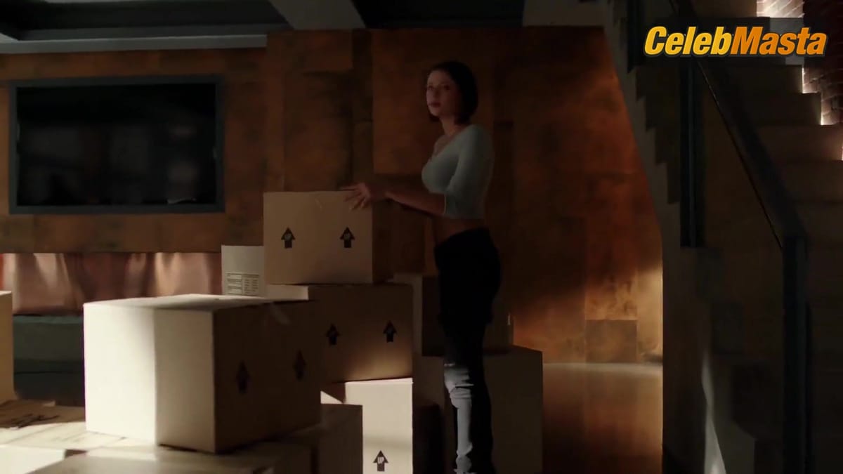 Willa Holland Seductive Scene in Arrow