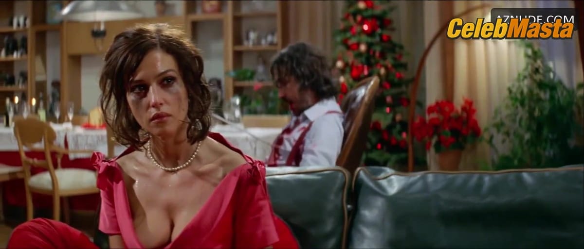Francesca D'aloja and Monica Bellucci Tits Scene in L' Ultimo Capodanno