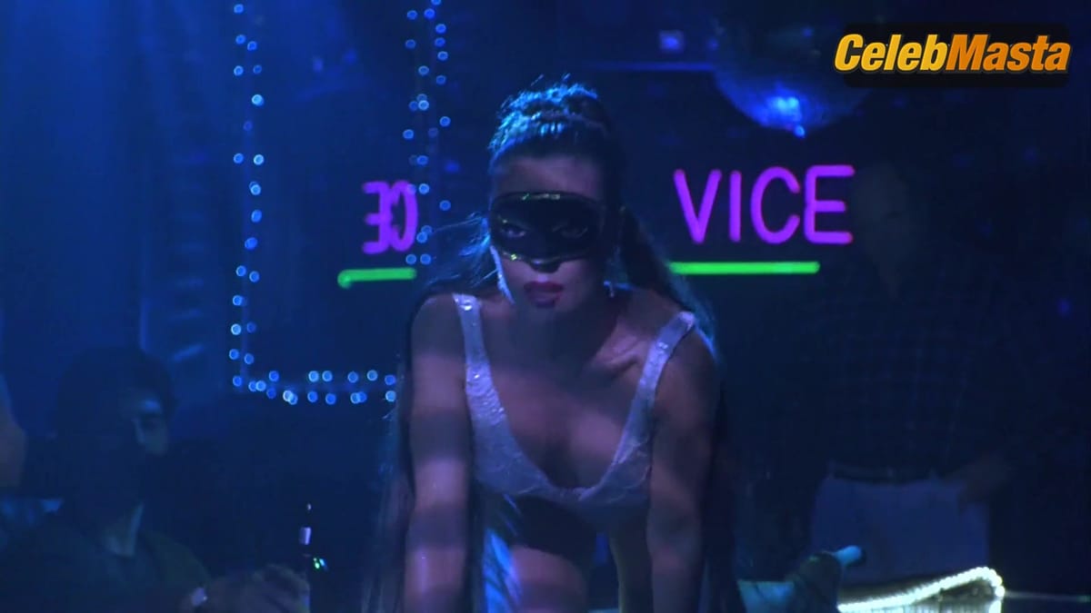 Alyssa Milano's Tits Scene in Buying The Cow