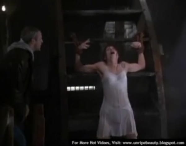 Geena Davis' Sexy Nipples and Tits Scene Video