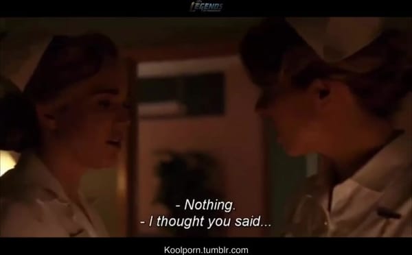 Caity Lotz Shows Nipples in a Sexy Sex Scene Video from Arrow