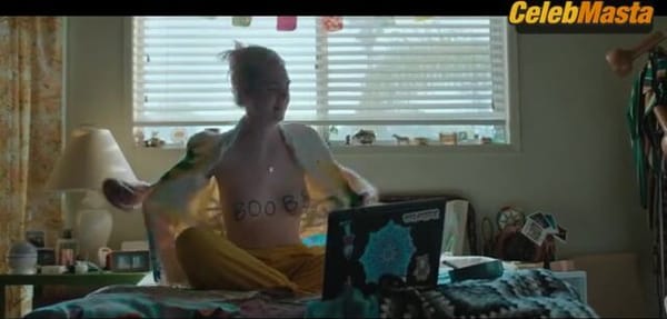 Elle Fanning Prosthetic Boobs Scene in Margo's Got Money Troubles
