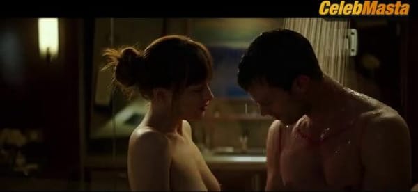 Dakota Johnson Flaunts Tits in Scene from Fifty Shades Darker