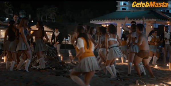 Nicole Wallace and Eva Ruiz Underwear Scene from Your Fault