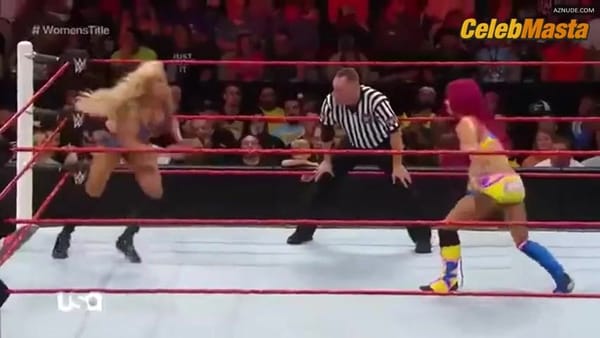 Sasha Banks Reveals Butt and Tits Scene in WWE Monday Night RAW