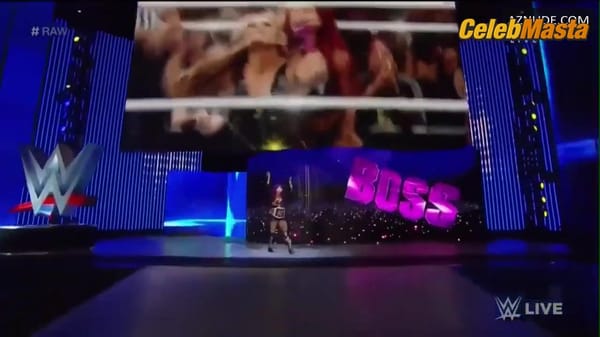Sasha Banks Bares Boobs in Thong Scene in WWE Monday Night RAW