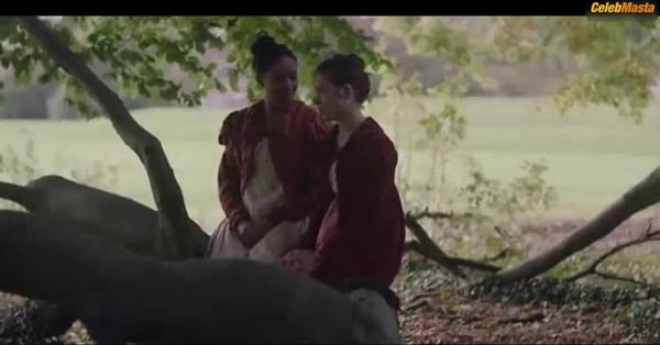Sophie Cookson and Karla-simone Spence Lesbian Scene, Breasts Bared in The Confessions Of Frannie Langton