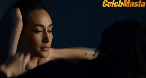 Maggie Q's Tits Scene from Peta Advertisement