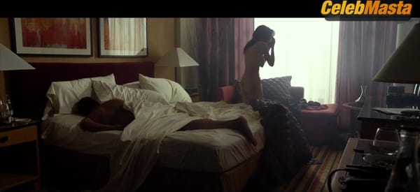 Nadine Velazquez Naked Boobs and Booty Scene in Flight