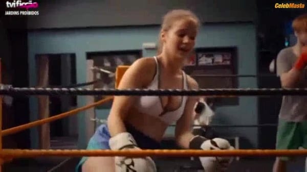 Alba Baptista Swimsuit Scene in Jardins Proibidos