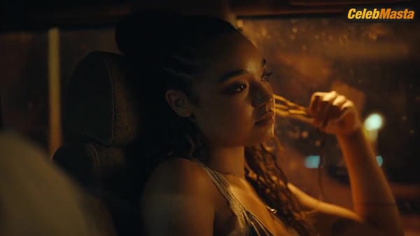 Aisha Dee's Boobs Scene in Watching You