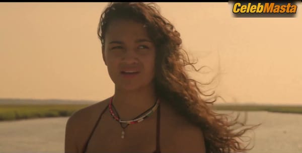 Madelyn Cline and Madison Bailey Show Swimsuit Scene in Outer Banks