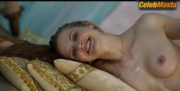 Sofya Lebedeva Bares Breasts in Vikings Valhalla Scene