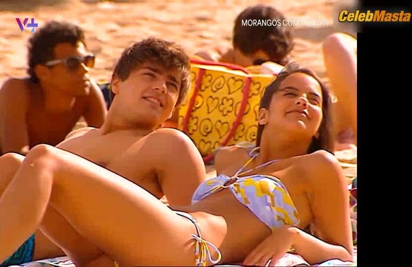 Sara Matos Shows Swimsuit Scene in Morangos Com Acucar
