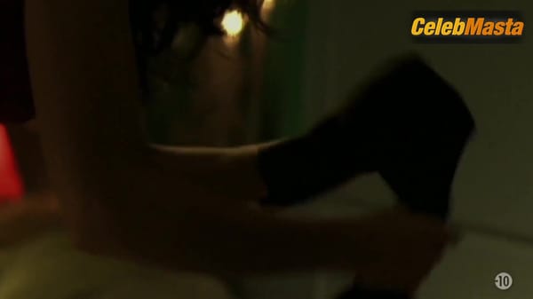 Claire Keim Boobs, Underwear Scene in Traquee