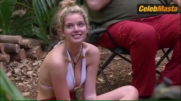 Helen Flanagan Naked Tits and Thong Shown in a Scene in I'm a Celebrity, Get Me Out of Here!