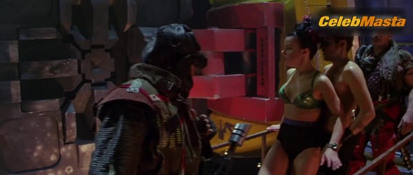 Debi Mazar's Tits, Swimsuit Scene in Space Truckers