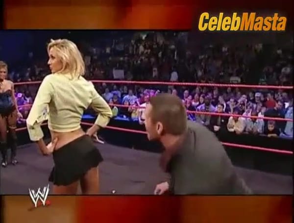 Stacy Keibler's Swimsuit Scene in WWE Monday Night RAW