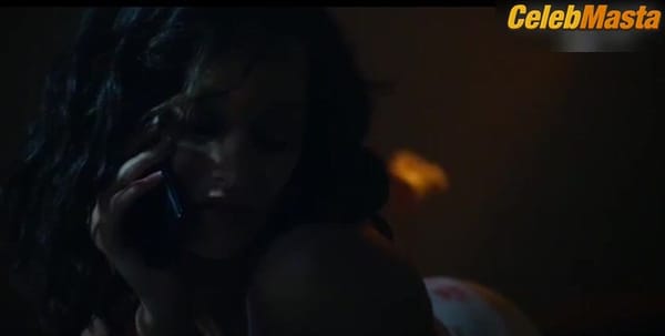 Elarica Gallacher Flaunts Tits, Underwear Scene in P-valley