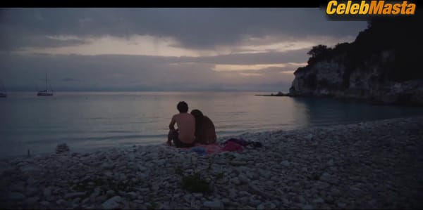 Klelia Andriolatou's Tits, Swimsuit Scene in Maestro in Blue