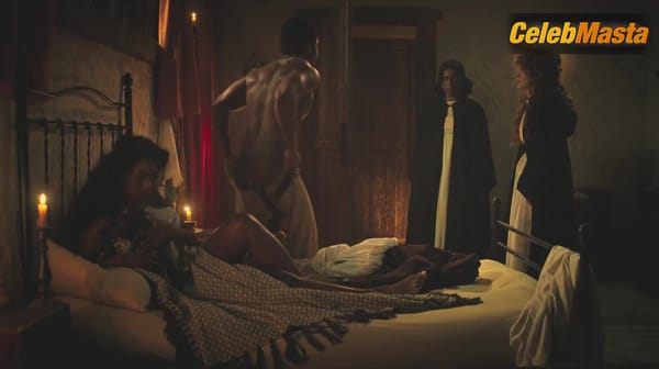Bianca Bin, Indira Nascimento and Erika Januza's Boobs Scene in Madam Beja