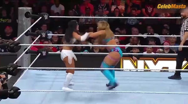 Lola Vice and Roxanne Perez Booty, Tits Scene in Wwe Nxt Heatwave 2024